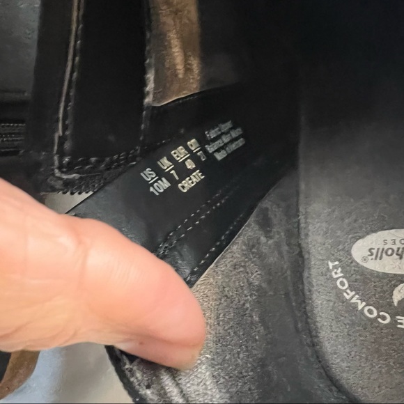 Dr. Scholl’s Create Wedge Black Ankle Boots 10 - Picture 9 of 10